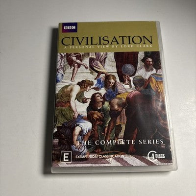 Civilisation - A Personal View By Lord Clark - Complete Series (DVD, 1969) BBC