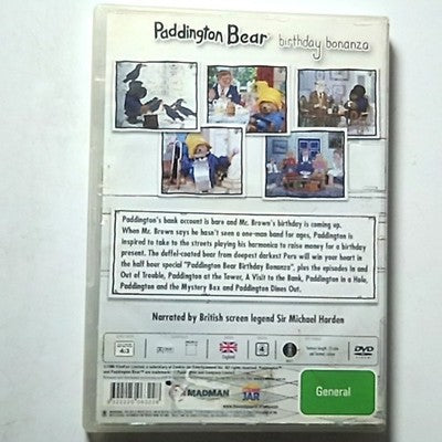Paddington Bear Birthday Bonanza (DVD, 1975) Region 4