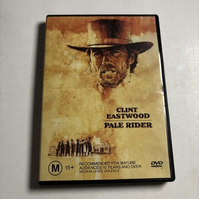Pale Rider (DVD, 1985) Clint Eastwood, Michael Moriarty, Richard Kiel, Region 4