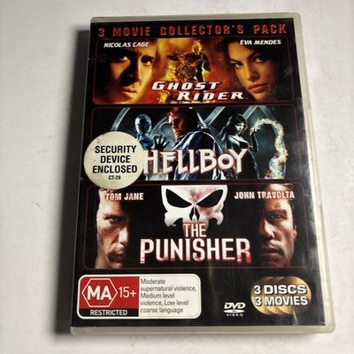 Ghost Rider / Hellboy / The Punisher (DVD) Nicholas Cage Region 4