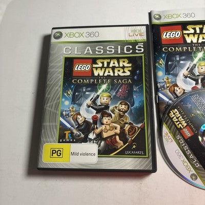 Lego Star Wars: The Complete Saga Microsoft XBOX 360 PAL Game Complete