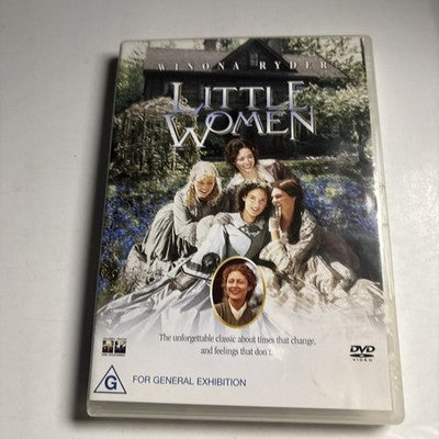 Little Women (DVD, 1994) Winona Ryder Region 4