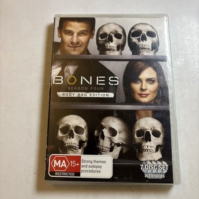 Bones : Season 4 (DVD, 2008) Brendan Fehr, Ryan O'neal, Gina Torres Region 4