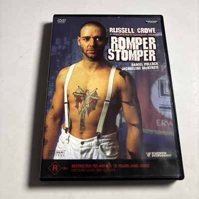 Romper Stomper (DVD, 1992) Russell Crowe Region 4