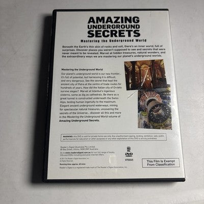 Amazing Underground Secrets - Mastering The Underground World DVD All Regions