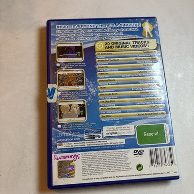 Singstar Singalong With Disney - PS2 PlayStation 2 - PAL