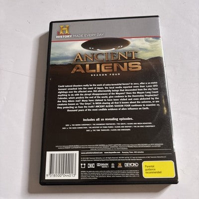 Ancient Aliens : Season 4 (DVD, 2012) Region 4