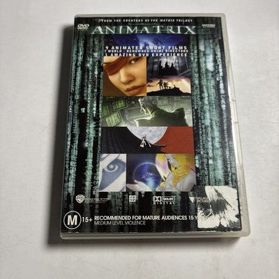 Animatrix (DVD, 2003) Keanu Reeves, Carrie-Anne Moss Region 4