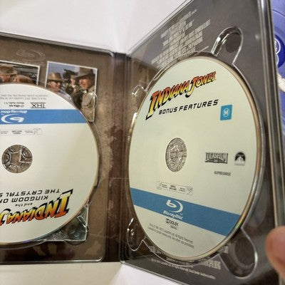 Indiana Jones - The Complete Adventures (Blu-ray, 2012) Harrison Ford Region B