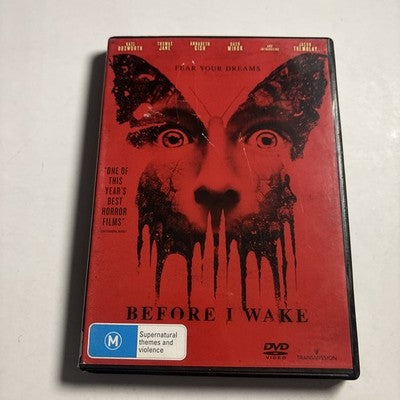 Before I Wake (DVD, 2016) Thomas Jane, Annabeth Gish, Lance E. Nichols, Region 4