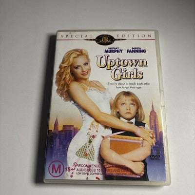Uptown Girls (DVD, 2003) Dakota Fanning, Brittany Murphy Region 4 NEW