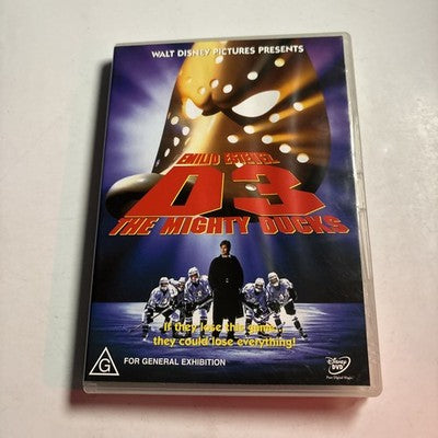 D3 - The Mighty Ducks (DVD, 1996) Emilio Estevez Region 4