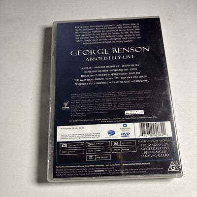 George Benson - Absolutely Live (DVD, 2000) All Regions NEW