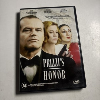 Prizzi's Honor (DVD, 1985) Jack Nicholson, Kathleen Turner Region 4