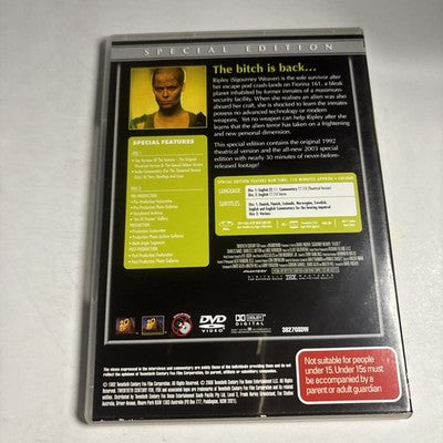Alien 3 - Special Edition (DVD, 1992) Sigourney Weaver Region 4