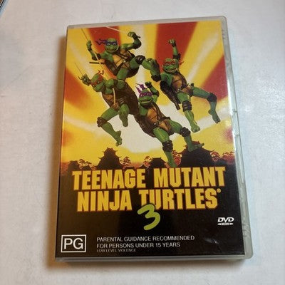 Teenage Mutant Ninja Turtles 3 - Turtles in Time (DVD, 1992) Region 4 NEW