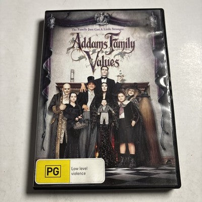 Addams Family Values (DVD, 1993) Joan Cusack, Raul Julia, Region 4