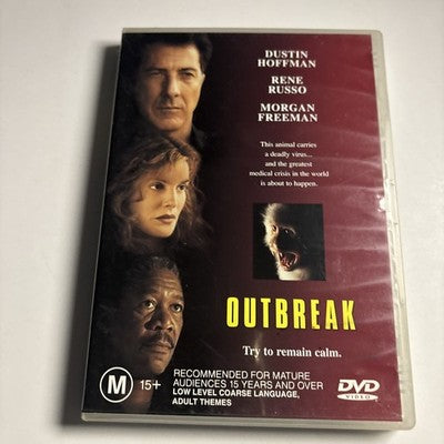 Outbreak (DVD, 1995) Dustin Hoffman, Morgan Freeman Region 4