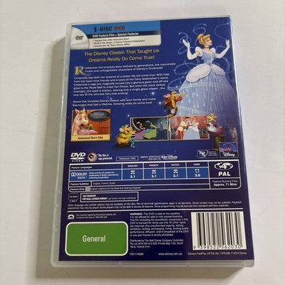 Cinderella (DVD, 1950) Disney Region 4