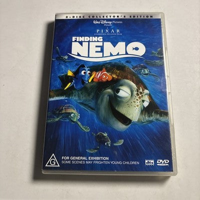 Finding Nemo (DVD, 2003) Ellen DeGeneres, Geoffrey Rush, Disney Region 4
