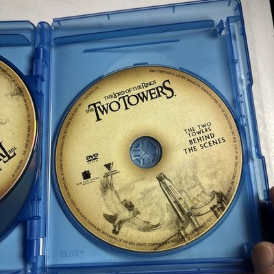 The Lord of the Rings - The Two Towers (Extended Edition, Blu-ray, 2002, 5-Disc)