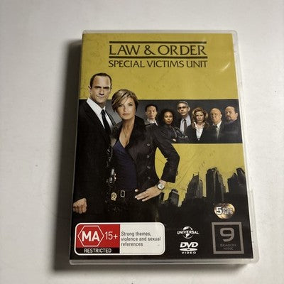 Law and Order - Special Victims Unit : Season 9 (Box Set, DVD, 2007) Region 4,2