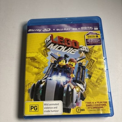 The Lego Movie 3D (Blu-ray 3D + 2D, 2014, 2-Disc) Region B