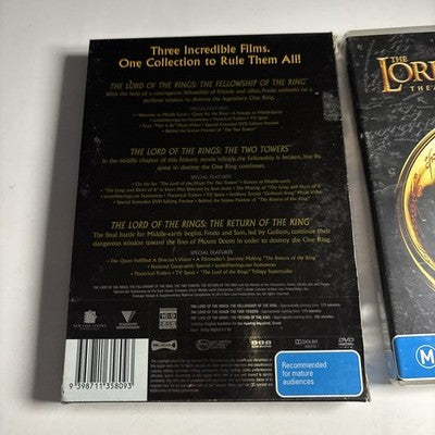 The Lord of the Rings Trilogy (DVD, 2013, 6-Disc) Region 4