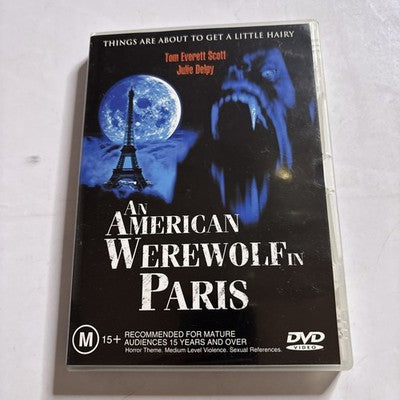 An American Werewolf in Paris (DVD, 1997) Tom Everett Scott, Region 4
