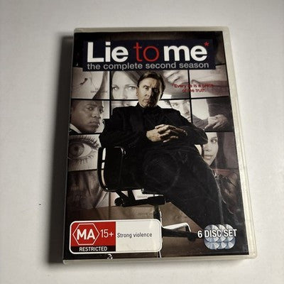 Lie To Me - Season 2 (DVD, 2010, 6 Disc) Tim Roth Region 4