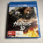 Hercules 3D (Blu-ray 3D, 2014) Dwayne Johnson Region B