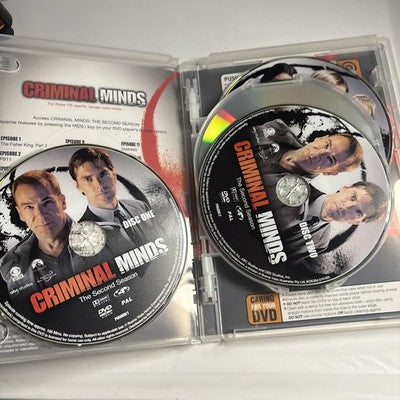 Criminal Minds : Season 2 (DVD, 2006) Region 4