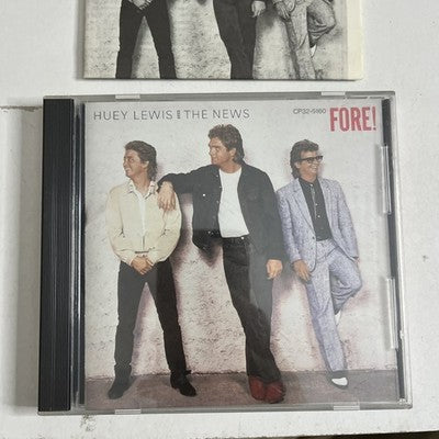 Huey Lewis & The News – Fore! (CD, 1986) Japan Bonus Track CP32-5160