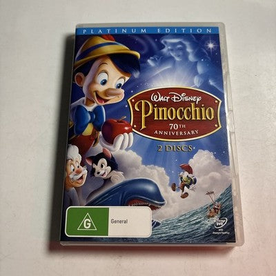 Pinocchio - Platinum Edition (DVD, 1940) Region 4