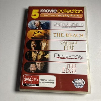 Master and Commander / the Beach / Courage under Fire / Deception / the Edge DVD