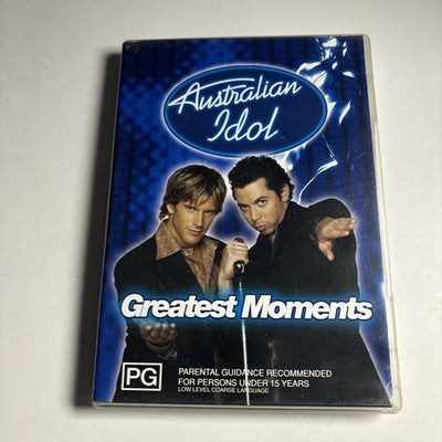 Australian Idol - Greatest Moments (DVD, 2006) Guy Sebastian Region 4 NEW