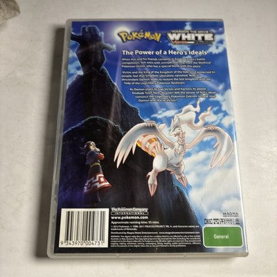 Pokemon the Movie - White - Victini and Zekrom (DVD, 2011) Region 4