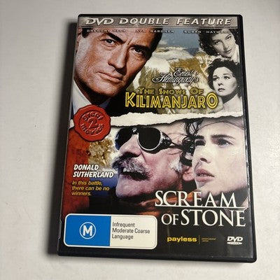 The Snows Of Kilimanjaro / Scream Of Stone (DVD) Gregory Peck All Regions NEW