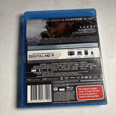 The Revenant (Blu-ray, 2015) Leonardo DiCaprio, Tom Hardy Region B