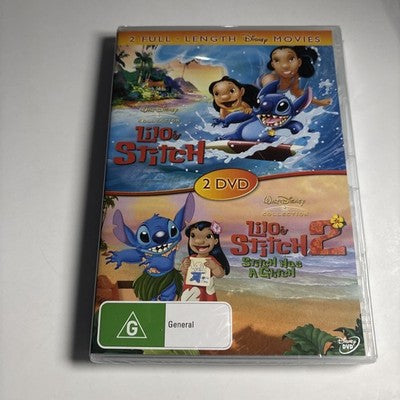 Lilo & Stitch / Lilo & Stitch 2 - Stitch Has a Glitch (DVD, 2001) Region 4 NEW