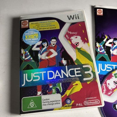 Just Dance 3 : Special Edition - Nintendo Wii Game (PAL) With Manual
