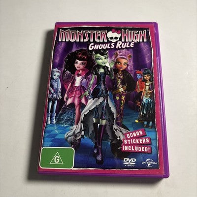 Monster High: Ghouls Rule (DVD, 2012) Region 4,2