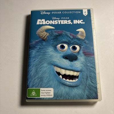 Monsters, Inc. (DVD, 2001) Region 4 NEW