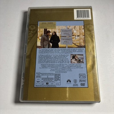 Love Story (DVD, 1970) Tommy Lee Jones, Ryan O'neal, Ali Macgraw, Region 4