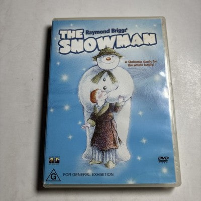 Raymond Briggs': The Snowman (DVD, 1993) Region 4 NEW
