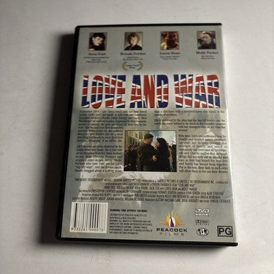 Love and War (DVD, 2002) Anna Friel, Molly Parker, Aden Young Region 4