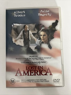 Lost in America (DVD, 1985) Albert Brooks, Julie Hagerty Region 4
