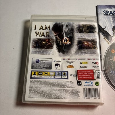 Warhammer 40000 Space Marine - Playstation 3 (PS3) Complete With Manual
