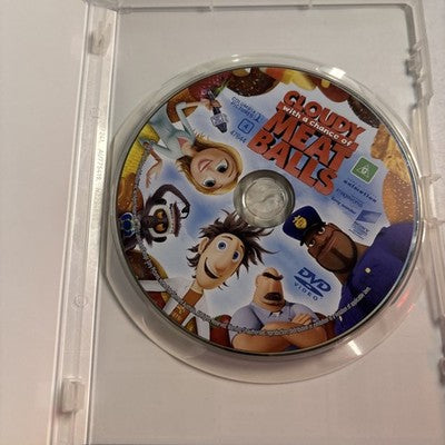 Cloudy with a Chance of Meatballs (DVD, 2009) Region 4