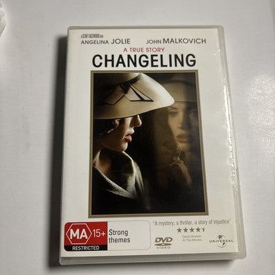 Changeling (DVD, 2008) Angelina Jolie, John Malkovich Region 4,2 NEW